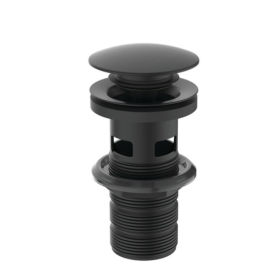 VENTIL PUSH-OPEN SILK BLACK PENTRU LAVOARE CU PREAPLIN